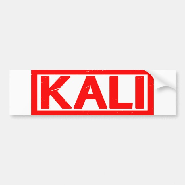 Kali Stamp Bumper Sticker (Front)