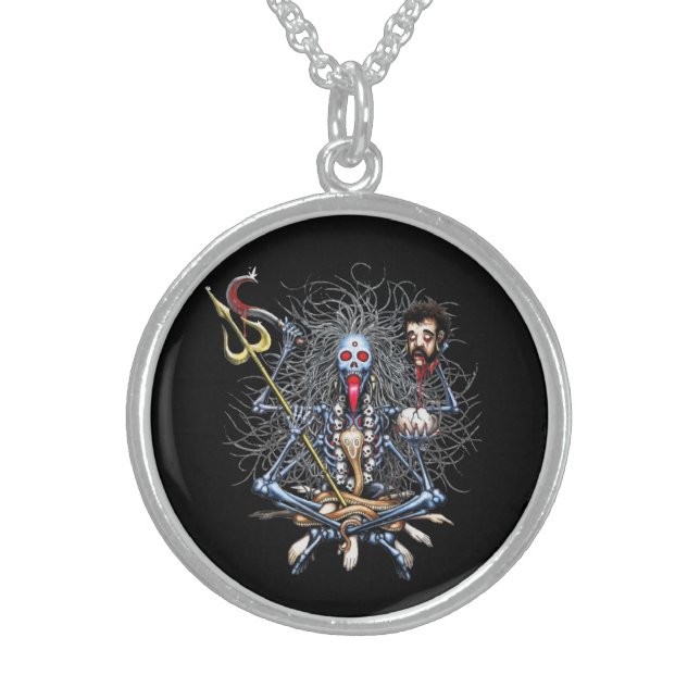 Kali Sterling Silver Necklace (Front)