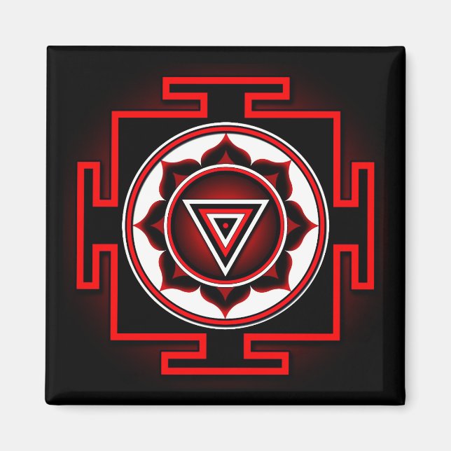 Kali Yantra Magnet (Front)
