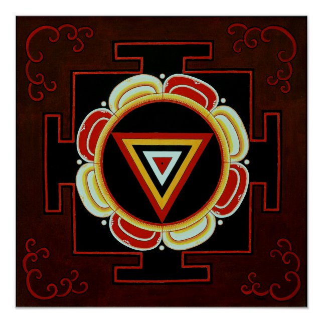 Kali Yantra Poster (Front)