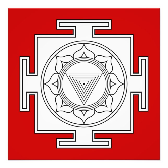 Kali Yantra Print (multiple sizes) (Front)