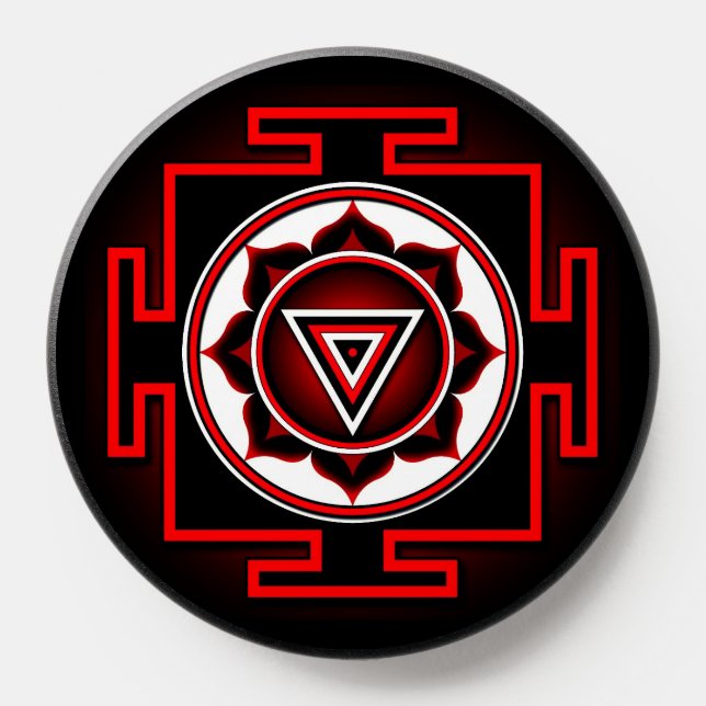 Kali Yantra Sacred Geometry PopSocket (Popsocket)
