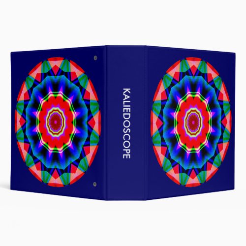 Kaliedoscope Mandala 04 20in 3 Ring Binder