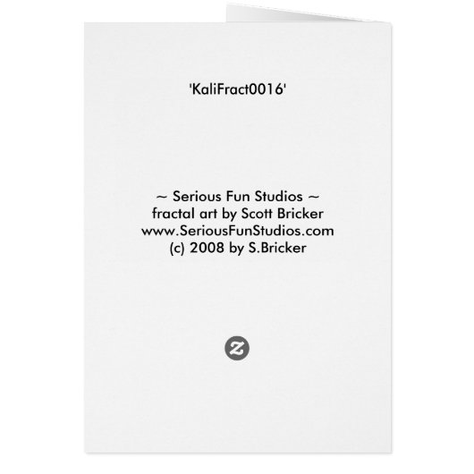 'KaliFract0016' (Back)