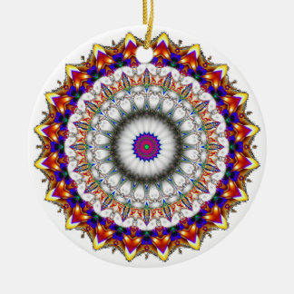 'KaliFract0030' Ceramic Ornament