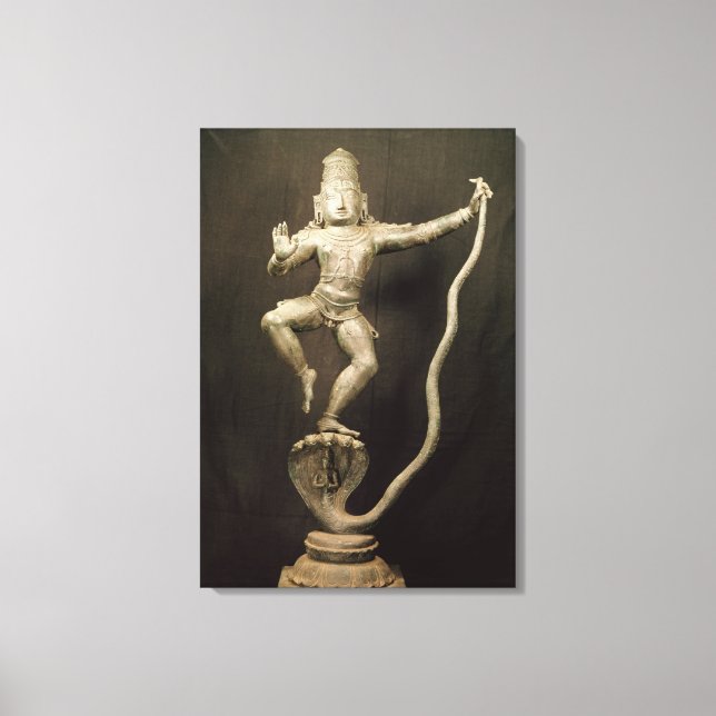 Kaliya Krishna Canvas Print (Front)