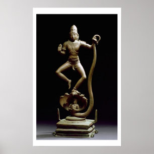 Kaliyakrishna, Chola, Tamil Nadu (bronze) Poster