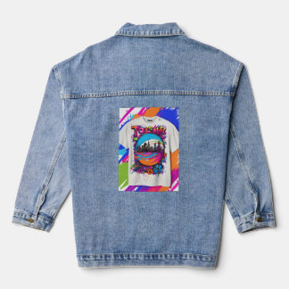 Kalki 2896: Epic Movie Title Design T-Shirt Collec Denim Jacket