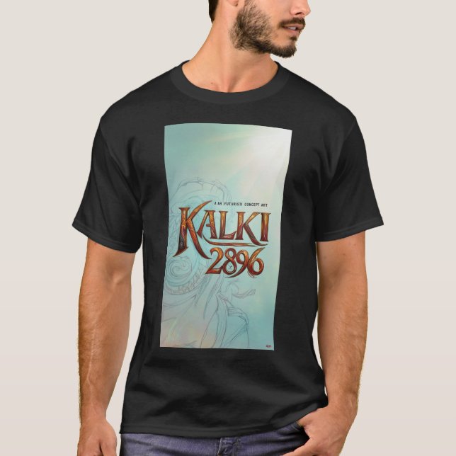 Kalki 2896 - Epic Sci-Fi Typography T-Shirts (Front)