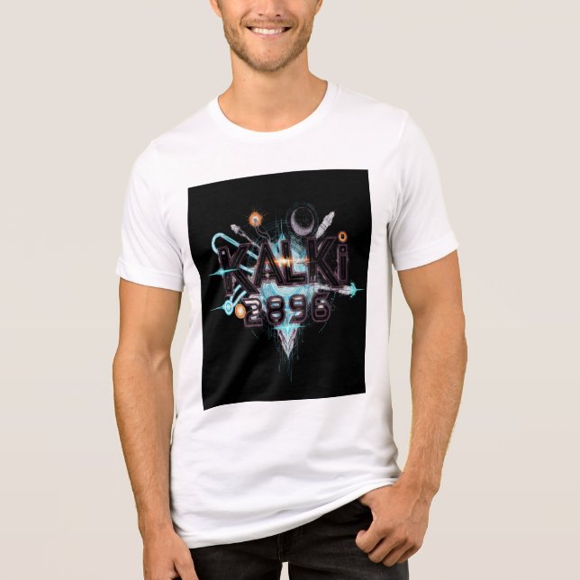 Kalki 2896 Futuristic Sci-Fi T-Shirt Tri-Blend Shirt (Front)