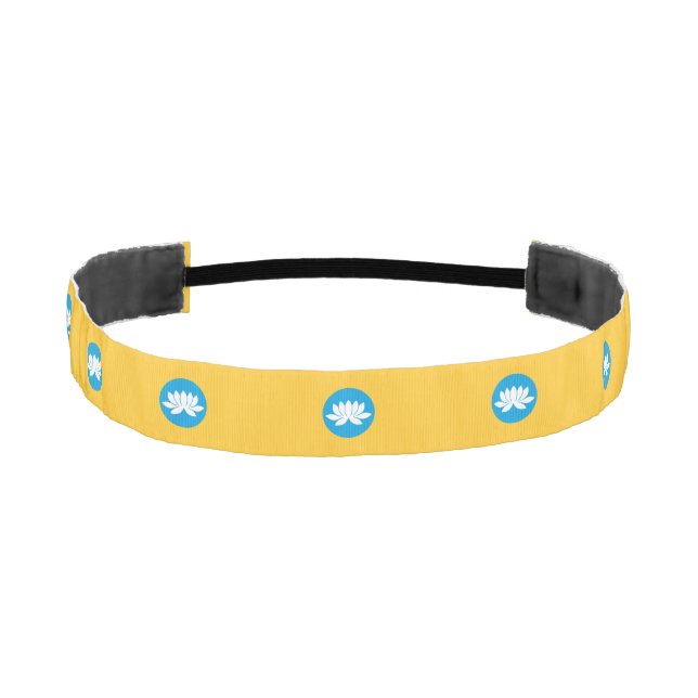 Kalmykia Flag Athletic Headband (Front)