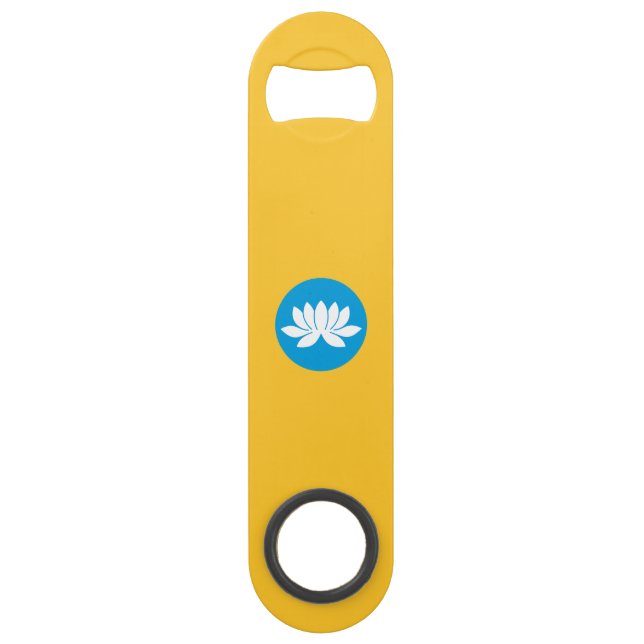 Kalmykia Flag Bar Key (Front)