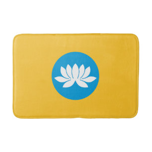 Kalmykia Flag Bath Mat