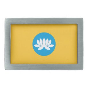 Kalmykia Flag Belt Buckle