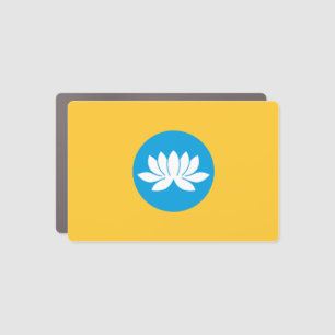 Kalmykia Flag Car Magnet