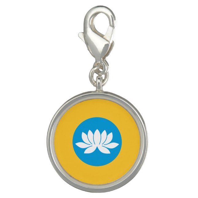 Kalmykia Flag Charm (Front)