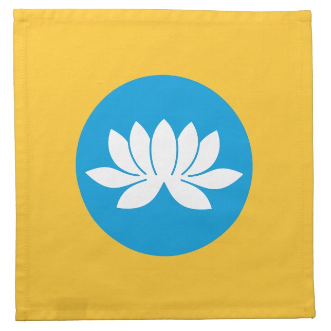 Kalmykia Flag Cloth Napkin (Front)