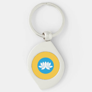 Kalmykia Flag Keychain
