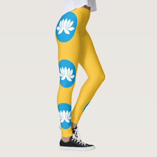 Kalmykia Flag Leggings