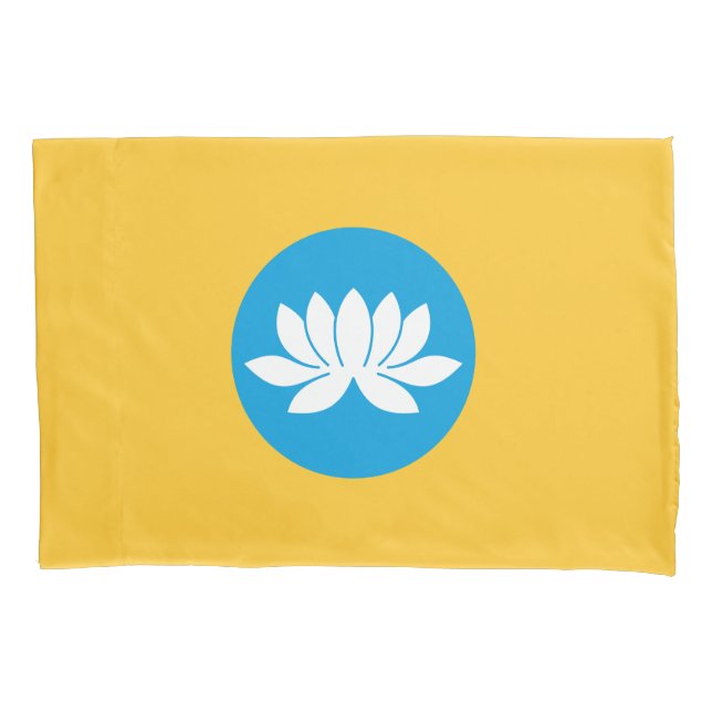 Kalmykia Flag Pillow Case (Front)