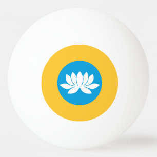 Kalmykia Flag Ping Pong Ball