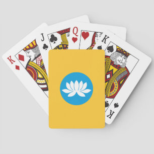 Kalmykia Flag Poker Cards