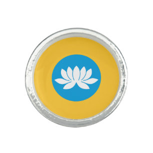 Kalmykia Flag Ring