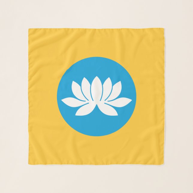 Kalmykia Flag Scarf (Front)