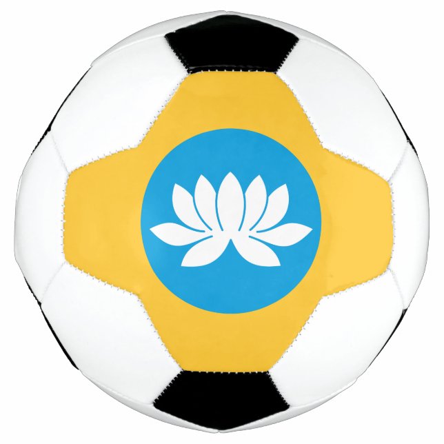 Kalmykia Flag Soccer Ball (Front)
