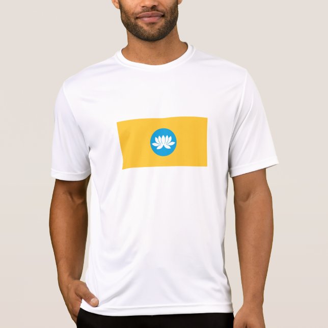 Kalmykia Flag T-Shirt (Front)