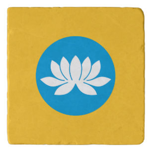 Kalmykia Flag Trivet