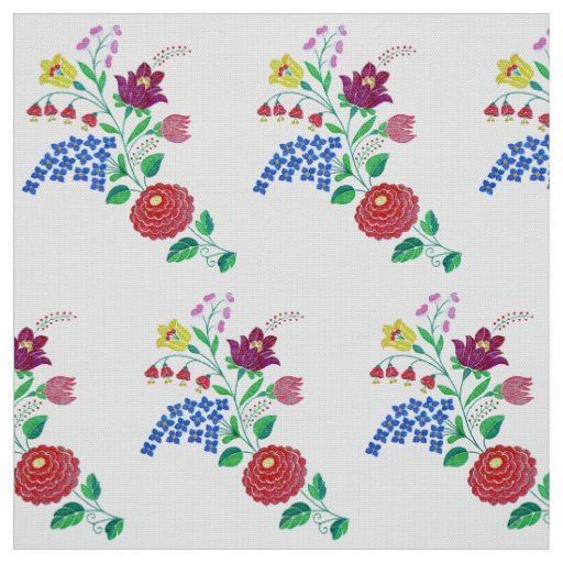 Kalocsa Flowers Fabric