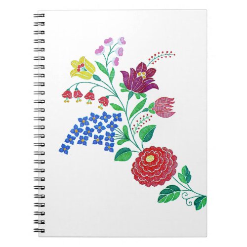 Kalocsai Flower Stem Notebook