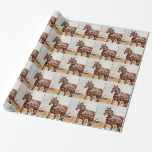 Kalona, Iowa Amish Horse and Buggy Wrapping Paper