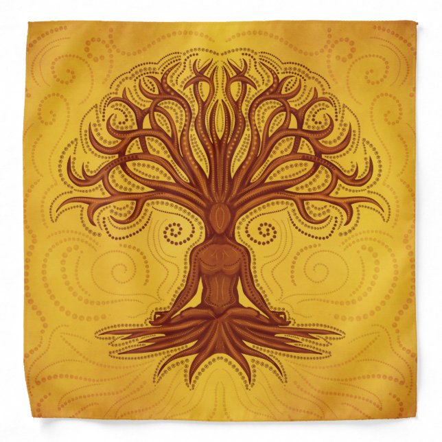 Kalpavriksha - Wishing tree Bandana (Front)