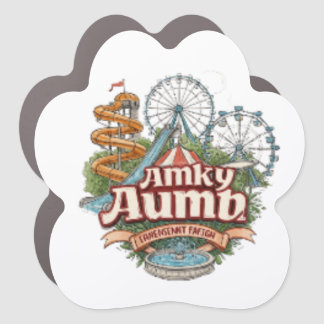 Kalyan Amusement Park Water Wave Car Magnet