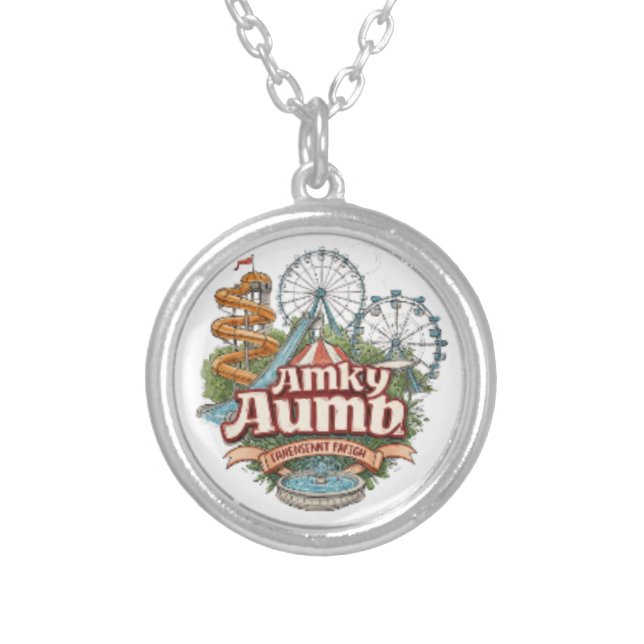 Kalyan Amusement Park Water Wave Necklace (Front)