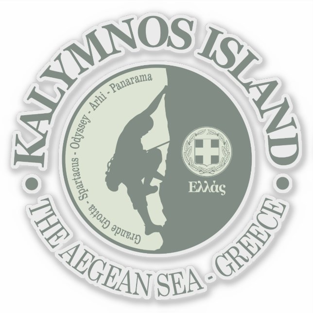 Kalymnos Island (climbing) Sticker (Front)