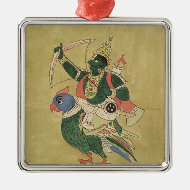 Kama, God of Love, 18th-19th century Metal Ornament (Front)