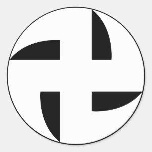 Kama Manji (Togakushi Shrine) Classic Round Sticker