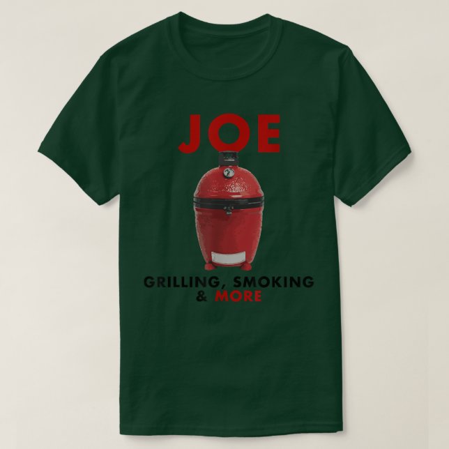 Kamado Joe Grilling  Cooking  Smoking  Chef  Grill T-Shirt (Design Front)