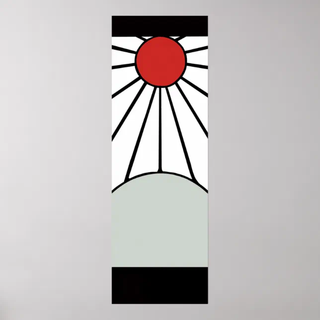 Kamado Tanjiros Hanafuda Earrings Vector Design Wh Poster Zazzle