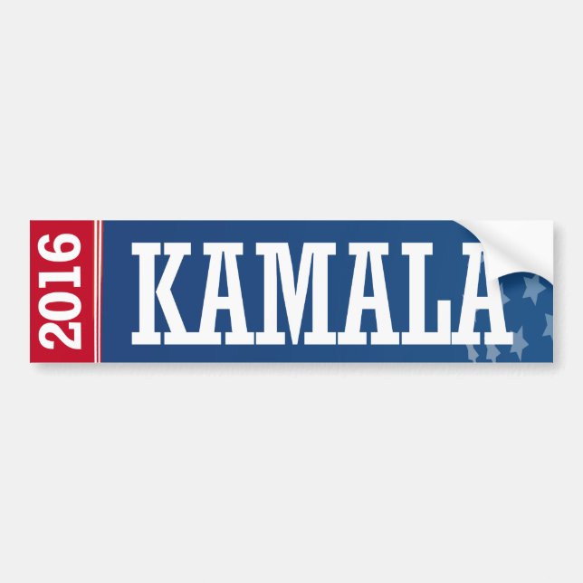 KAMALA 2016 BUMPER STICKER (Front)
