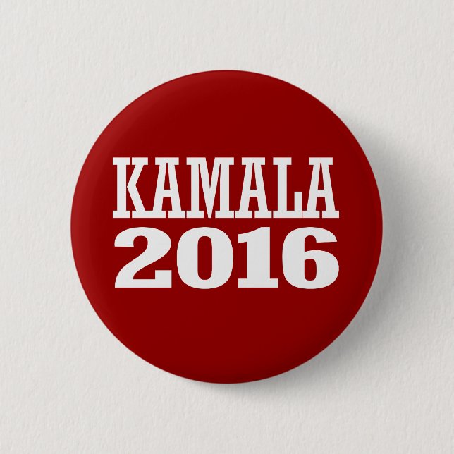 KAMALA 2016 PINBACK BUTTON (Front)