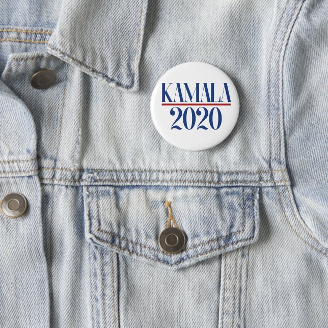 Kamala 2020 Democrat Kamala Harris for President Button (In Situ)