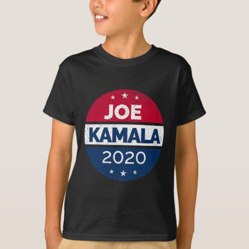 Kamala 2020 Election Vintage Button Biden Harris  T_Shirt