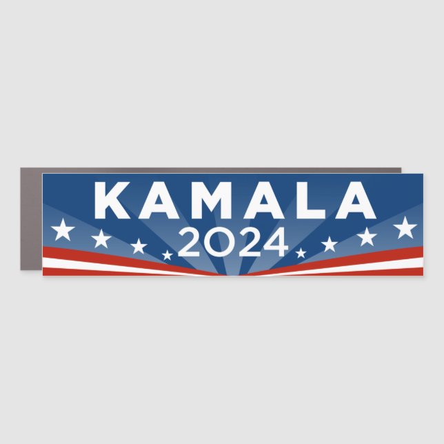 Kamala 2024 Bumper Car Magnet (Front)