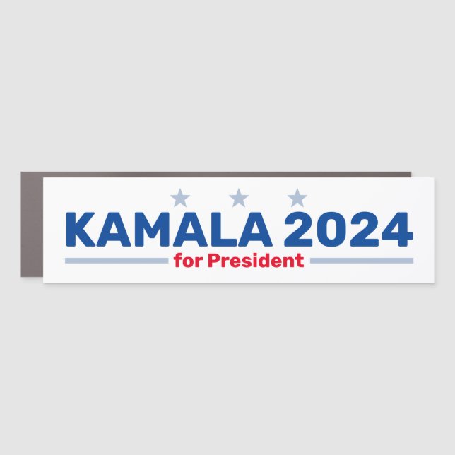 Kamala 2024 bumper magnet (Front)