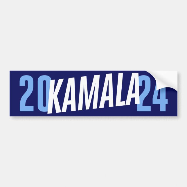 Kamala 2024 bumper sticker (Front)