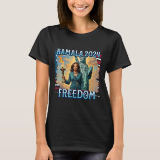 Kamala 2024 For President Campaign Lady Liberty To T-Shirt